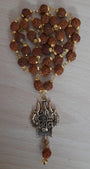 Rudraksha Gold Plated Chain