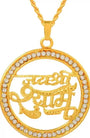 Brass Goldplated Jayshree Shyam Pendant With Chain For Men Or Women