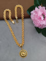 Luxurious Men's Gold Plated Pendant With Chain